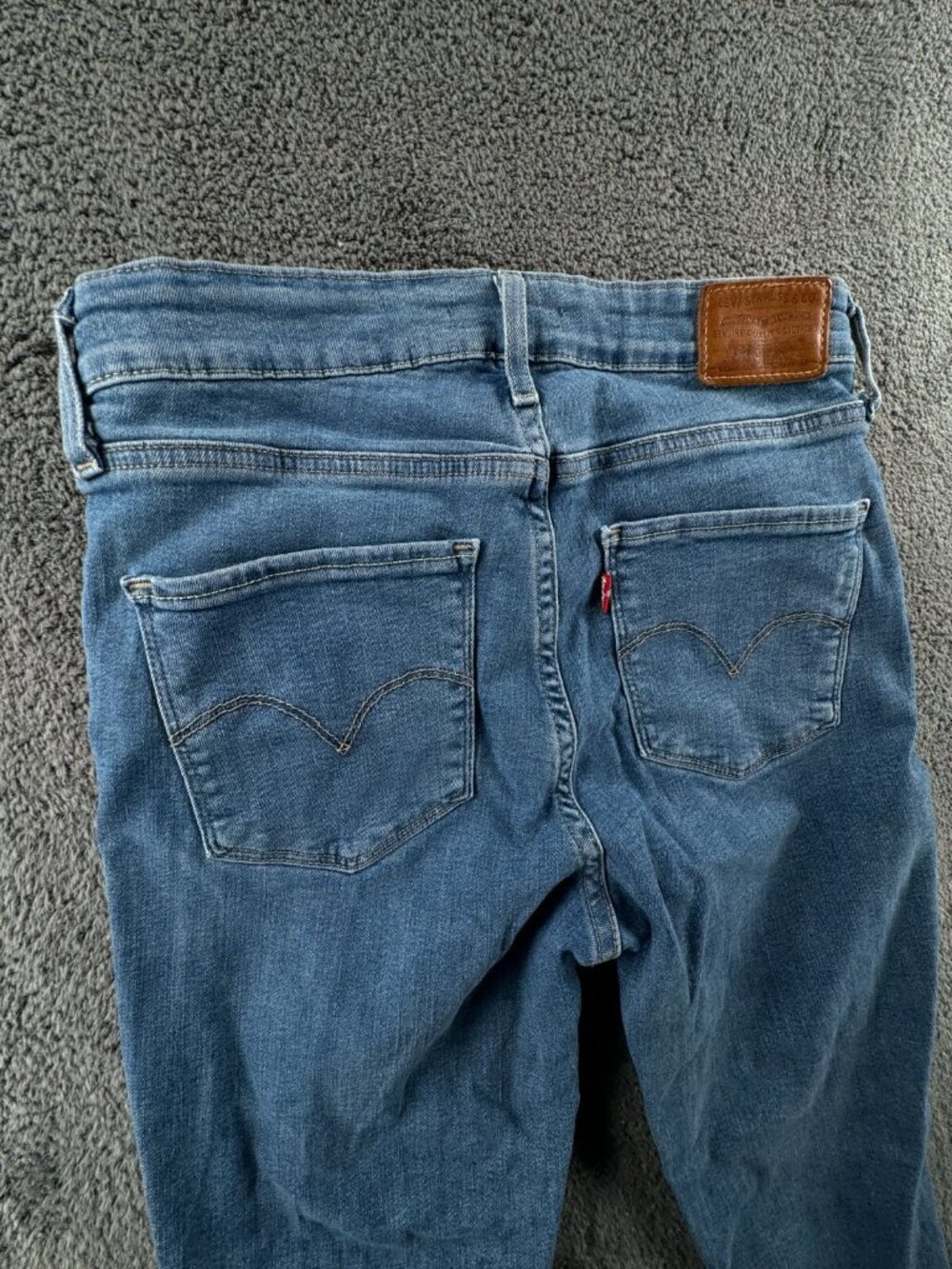 Levis Premium 721 High Rise Skinny Denim Blue Jeans Size 29 Women Cotton Blend - Picture 15 of 16